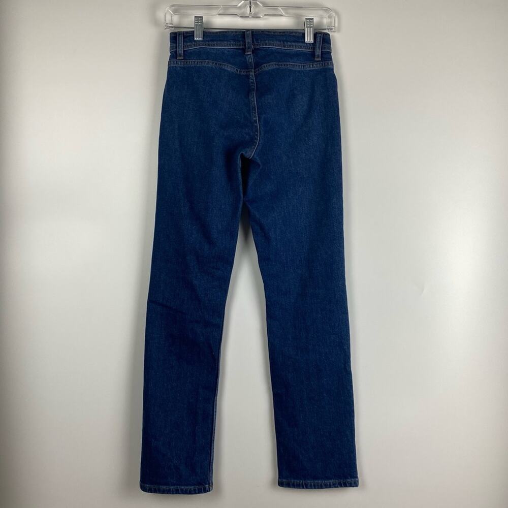 Reformation Julianna Y2K Blue Zip Front Straight Leg Jeans Women’s Size 23 - Picture 8 of 10